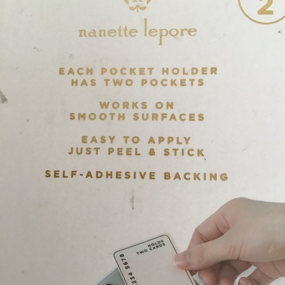 NANETTE LEPORE SILVER GLITTER PHONE POCKET… - Picture 7 of 8